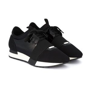 Balenciaga Black Race Runner Sneakers
